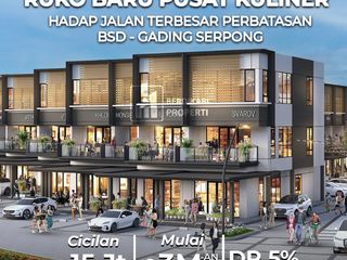 Ruko Pasadena Square hadap jalan utama nilai sewa tinggi