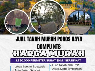 DI JUAL MURAH TANAH POROS LINTAS SUMBAWA NTB