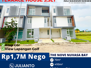 Dijual CEPAT Terrace House 3,5 Lantai di The Nove Nuvasa Bay Batam