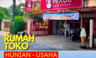 Rumah Bagus 2 Lantai Jogja TEPI Jl Damai Bonus Toko Lt 440 m² SHM IMB
