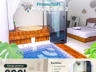 villa privat pool ,privat jacuzzi air hangat buat stay cation  hanimun