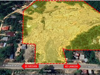 TANAH LANGSA STRATEGIS PINGGIR JALAN RAYA MEDAN-ACEH