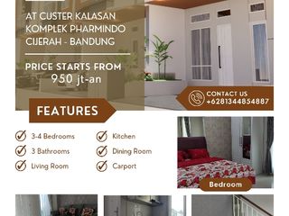 Di Jual Rumah 2 Lantai Akses Mudah Di Komplek Pharmindo Bandung