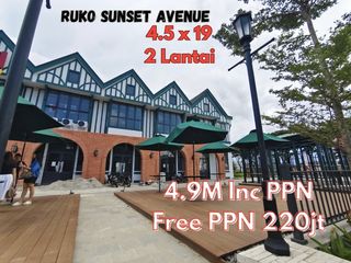 Ruko Sunset Avenue Gandeng Free PPN 220jt, Langsung Serah Terima