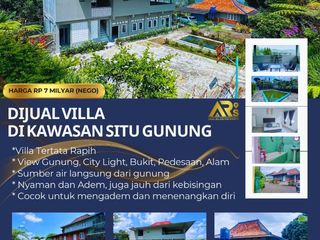 DIJUAL LAHAN/TANAH FREE 2 VILLA CANTIK VIEW 2 GUNUNG