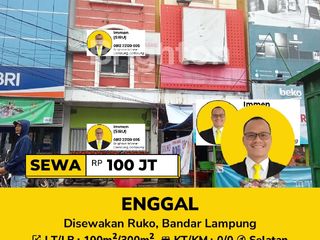 Ruko Disewakan Di Jl Sudirman Enggal Tanjung Karang Bandar Lampung