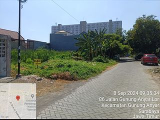 Tanah untuk hunian di jalan MERR