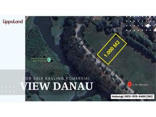 Tanah Komersial View Danau Untuk Bisnis FnB,Sekolah,Pusat Olahraga