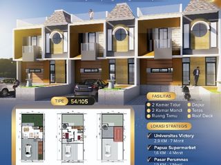 DI JUAL RUMAH MEWAH 2 LANTAI KOTA SORONG BEBAS BANJIR