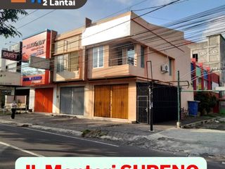 Ruko 2 lantai strategis Jogja Jl.Menteri Supeno Ltanah 142 m² LB 125 m