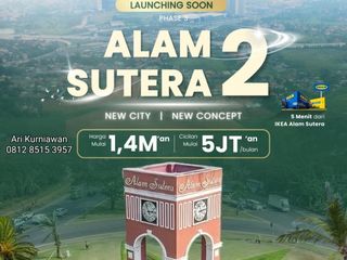 Cluster VOLA AT SUTERA RASUNA ALAM SUTERA 2 MULAI 1MAN LIMITED UNIT