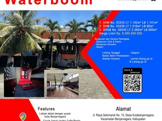 ASET BTN JOGJA. WATERBOOM, RESTO, KARAOKE, RESORT DI BANJARNEGARA