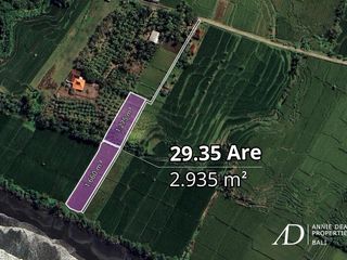 FREEHOLD BEACHFRONT LAND IN PEKUTATAN (3,000 M2) IN TOURISM ZONE