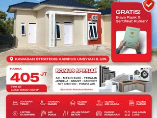 Rumah 3 Kamar Siap Huni-Strategis Dekat UIN %26 Unsyiah Cocok Investasi