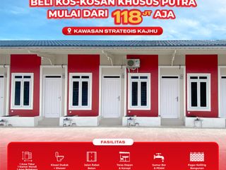Cocok Tinggal Sendiri %26 Investasi - Dijual Kos Putra Dekat Tol Kajhu Banda Aceh