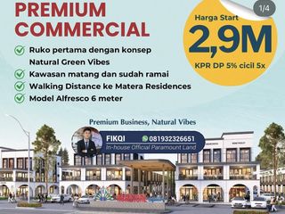 Ruko Strategis, Maggiore Signature View Danau dan sudah hidup