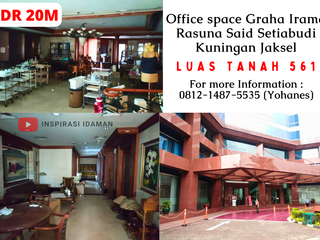 Office space 561mtr Graha Irama Rasuna Said Setiabudi Kuningan Jaksel
