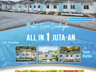Rumah 1 Lt Free DP 0%, Cicilan Flat Dkt Pabrik Kahatex