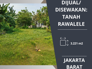 DISEWAKAN: Tanah di Rawa Lele, Kalideres, Jakarta Barat