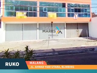 Disewakan Ruko Lebar Lokasi Poros Jl Ahmad Yani Utara, Blimbing Malang