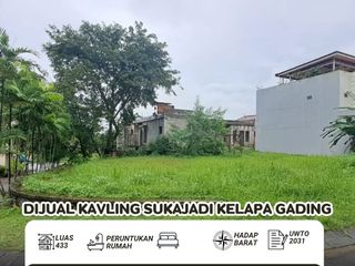 Dijual Kavling Hook Sukajadi Jalan Kelapa Gading