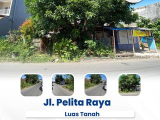 DIJUAL TANAH JALAN PELITA MAKASSAR GIGIT JALAN, PELITA RAYA