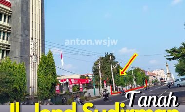 Tanah Jogja Tepi Jl. Jendral Sudirman Eks BHS Jogja Lt 7172 M2