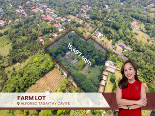 Massive 15,497 sqm Agricultural Farm Lot for Sale in Alfonso, Tagaytay, Cavite City
