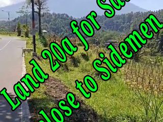 Land 20a for Sale close to Sidemen Traditional Village Bali