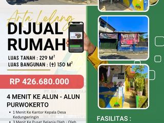 dijual rumah murah dekat dengan pusat kota purwokterto