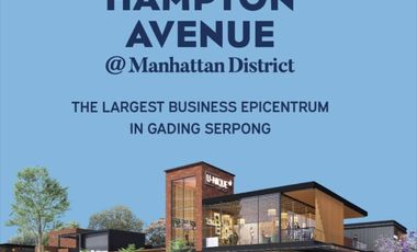 Ready Ruko Gandeng Baru Discount 110 jt Hampton Avenue Gading Serpong
