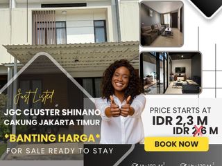 CAKUNG JAKARTA TIMUR RUMAH 2 LT CLUSTER BANTING HARGA SAMPAI DEAL S690