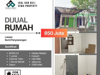 Rumah minimalis di Komplek Bumi Panyawangan Cileunyi Bandung Timur