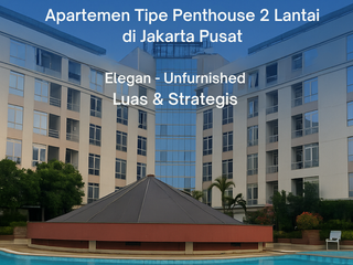TERMURAH! Sewa Apartemen Penthouse 2 Lantai di ITC Roxy Mas Jakarta