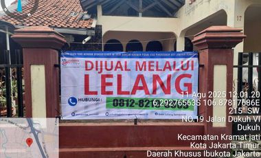 Dilelang rumah di kramat jati, jakarta timur