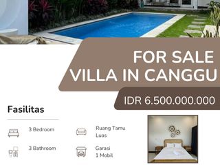 FOR SALE VILLA LANTAI 1 TUMBAK BAYUH-PERERENAN CANGGU