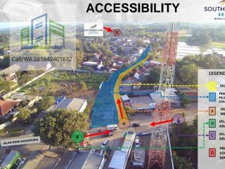 Tanah zona peruntukan rumah kantor atau komersial di  cisauk tangerang