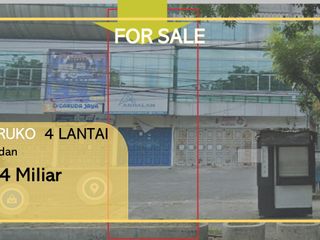 RUKO 2 LANTAI SIAP HUNI STRATEGIS DI RINGROAD MEDAN KOTA
