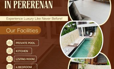 FOR SALE VILLA MODERN LOKASI DI PERERENAN BADUNG