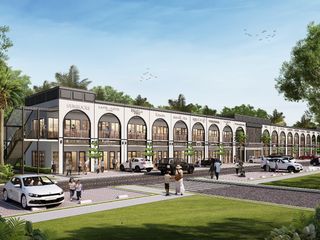 Ruko SOHO 2 Facade konsep Alfresco Dining JBD Jakarta Garden City
