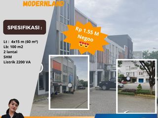 Murah Ruko Strategis Premier Park 2 Modernland Tangerang