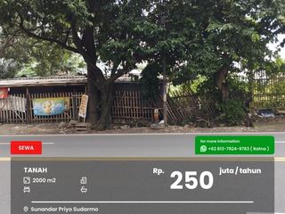 Tanah luas lokasi strategis cocok untuk usaha