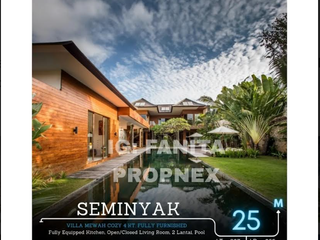 Dijual villa mewah di Seminyak,Bali LT 827m2 LB 955m2,swimmingpool,4BR