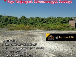 Tanah Parkiran Parkir Truk Trailer Raya Tanjungsari Tanjung Sari