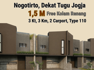 Dalam Ringrod, Dijual Rumah Jogja Bonus Kolam Renang