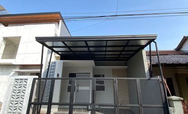di jual rumah baru modern minimalis satu lantai margahayu raya metro