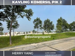 Kavling Komersil PIK 2 Thamrin Boulevard Termurah (2.000m)