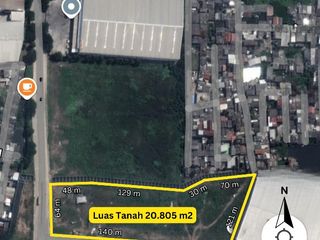 ✅ Disewa 2 Ha Kavling Industri & Pergudangan HACACA (Marunda)