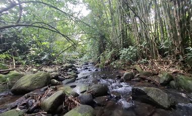 Dijual tanah kebun los sungai view gunung lembah dan sawah