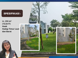 Dijual Kavling Hoek Cluster Bahana Lt. 232 Suvarna Cikupa Tangerang
